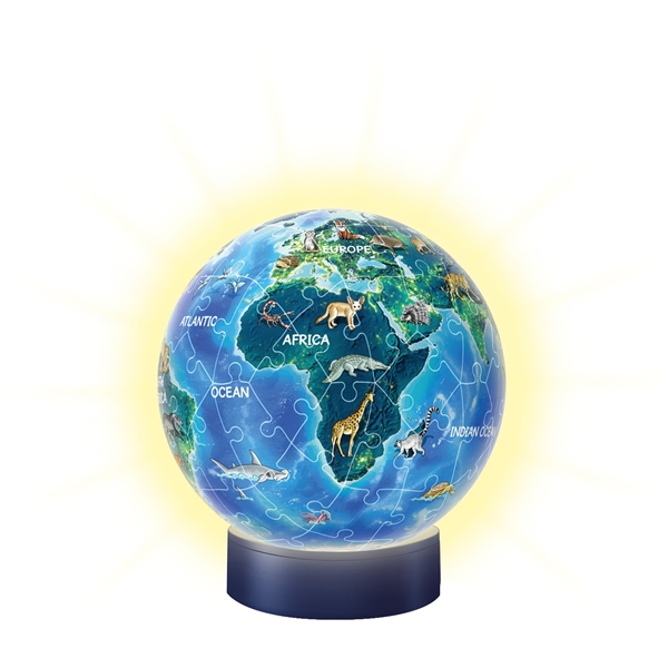 Palapeli 3D 72 Palaa Children Globe Nightlight (Kuva 3 tuotteesta 3)