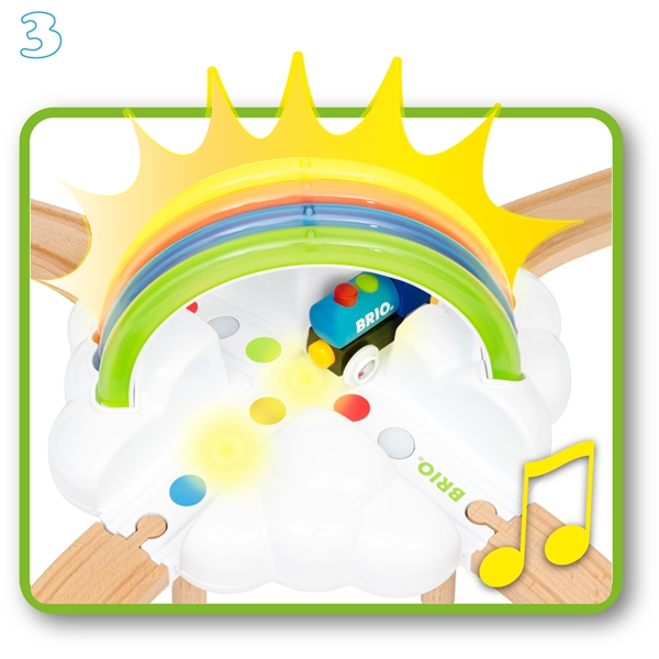 brio light up rainbow