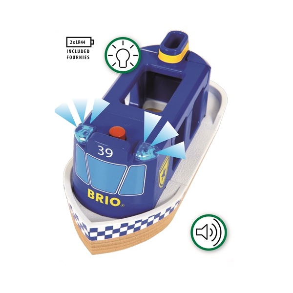 BRIO 33820 Poliisivene (Kuva 4 tuotteesta 4)