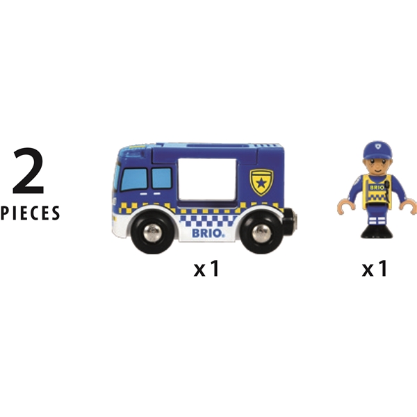 BRIO 33825 Poliisiauto (Kuva 2 tuotteesta 4)