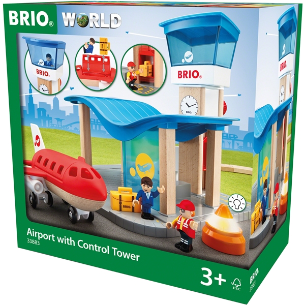 BRIO World - 33883 Lentokenttä ja lentokone (Kuva 5 tuotteesta 5)
