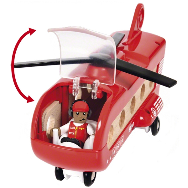 BRIO World - 33886 Kuljetushelikopteri (Kuva 2 tuotteesta 4)