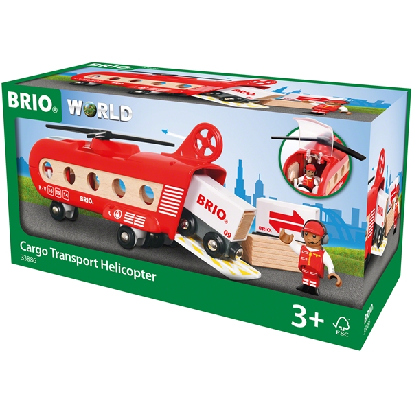 BRIO World - 33886 Kuljetushelikopteri (Kuva 4 tuotteesta 4)