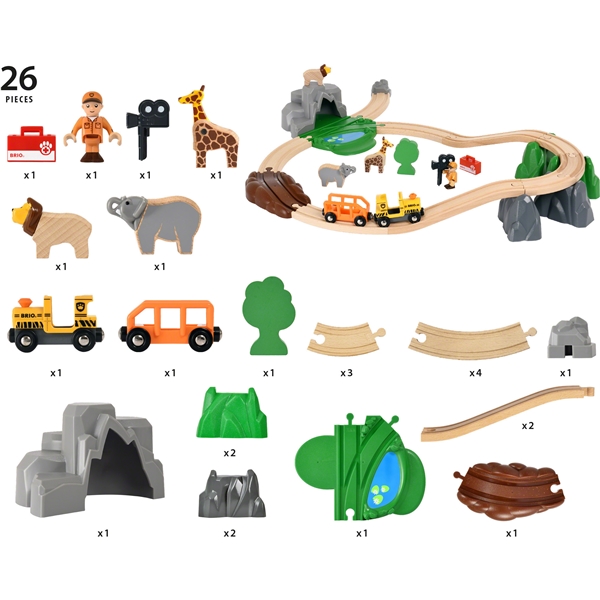 BRIO 33960 Safariseikkailusetti (Kuva 2 tuotteesta 7)