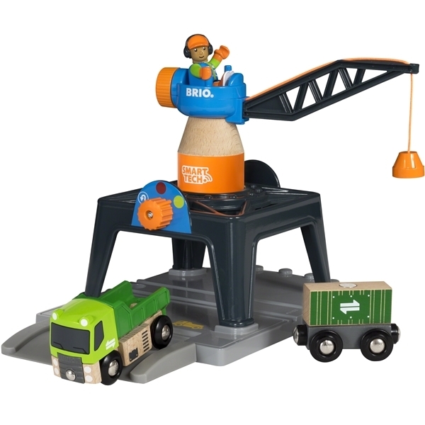 BRIO 33962 Smart Tech -konttinosturi (Kuva 1 tuotteesta 5)