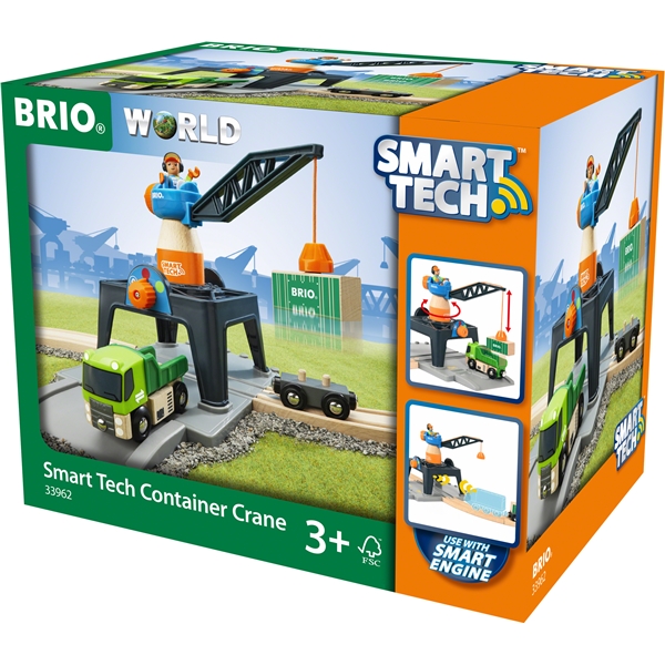 BRIO 33962 Smart Tech -konttinosturi (Kuva 5 tuotteesta 5)