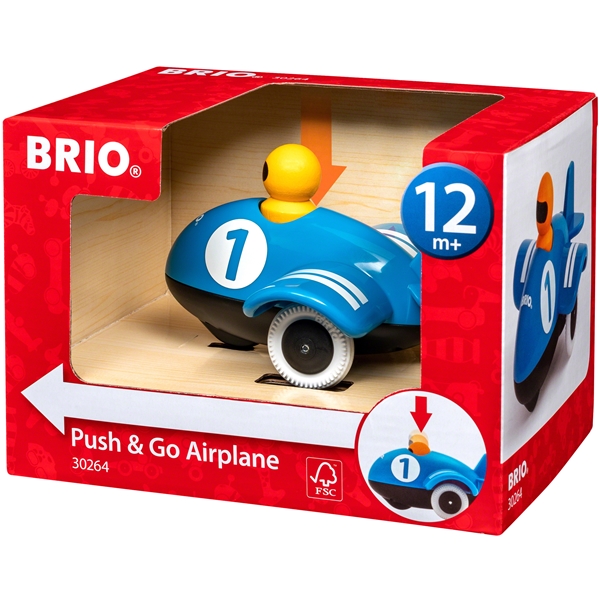 BRIO 30264 Push & Go Lentokone (Kuva 5 tuotteesta 5)