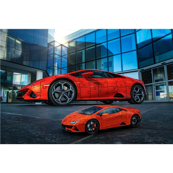Palapeli 3D Lamborghini Huracan Evo 108 palaa (Kuva 4 tuotteesta 6)
