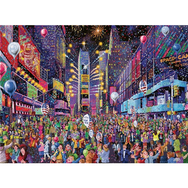 Palapeli 500 Palaa New Years in Times Square (Kuva 2 tuotteesta 2)