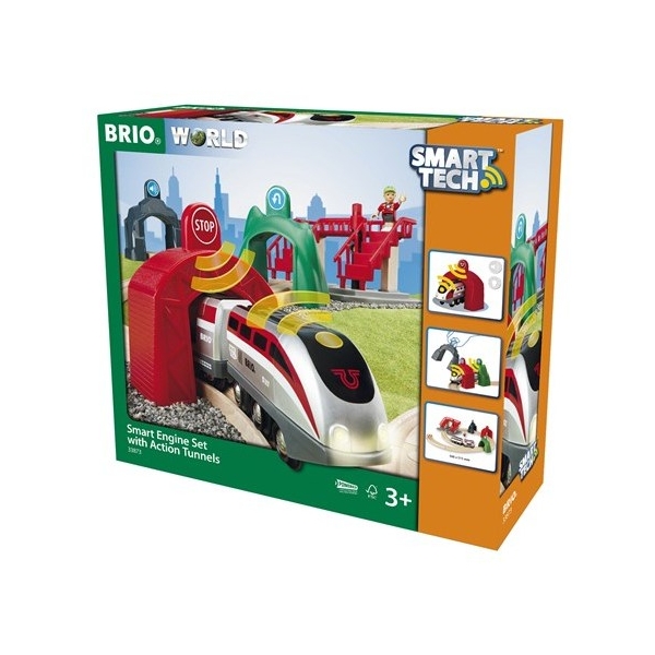 BRIO World 33873 Smart Tech Engine Action Tunnels (Kuva 2 tuotteesta 5)