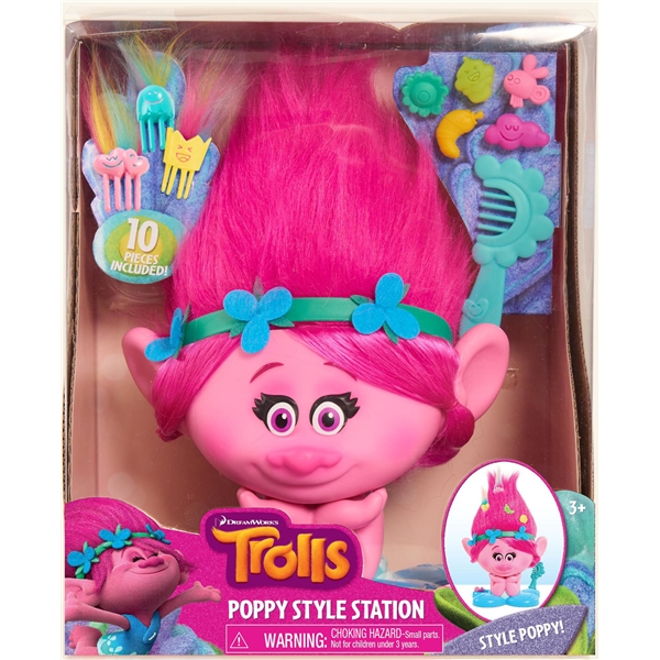 Trolls Poppy Styling Troll (Kuva 3 tuotteesta 4)