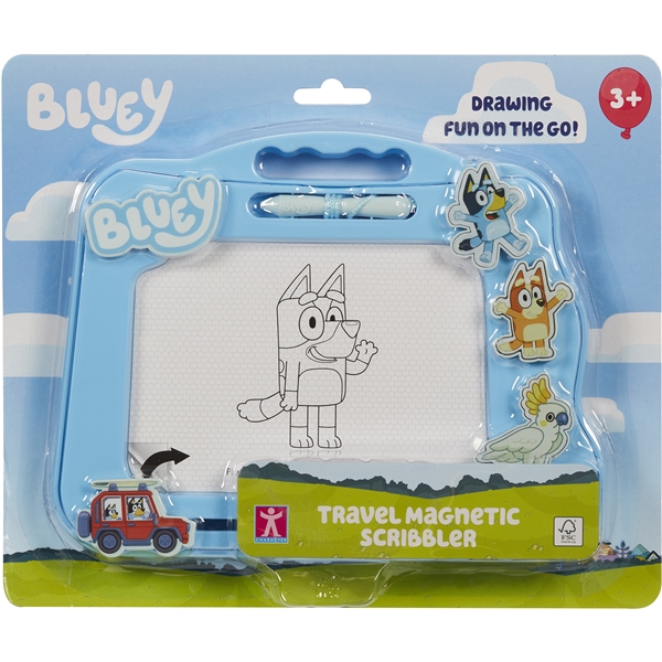 Bluey Travel Magnetic Scribbler (Kuva 1 tuotteesta 3)