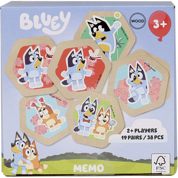 Bluey Lasten Muistipeli (Kuva 4 tuotteesta 4)