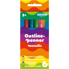 Outline-kynät Metallic