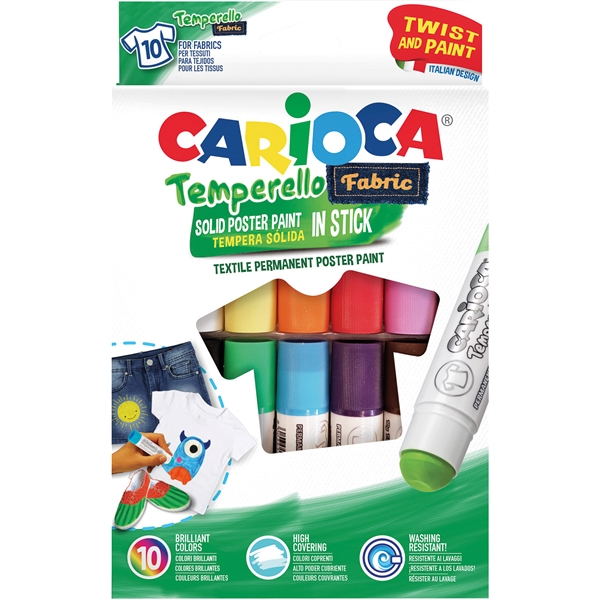Carioca Tekstiilivärikynät (Kuva 1 tuotteesta 3)