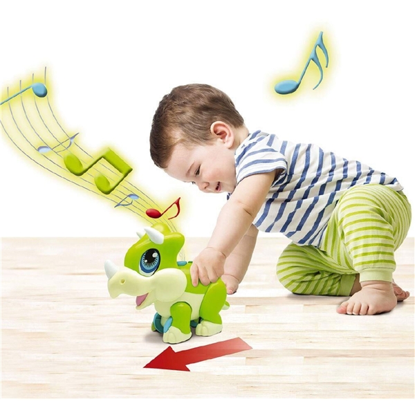 Dragon-I Triceratops Junior Megasaur Push & Play (Kuva 3 tuotteesta 3)