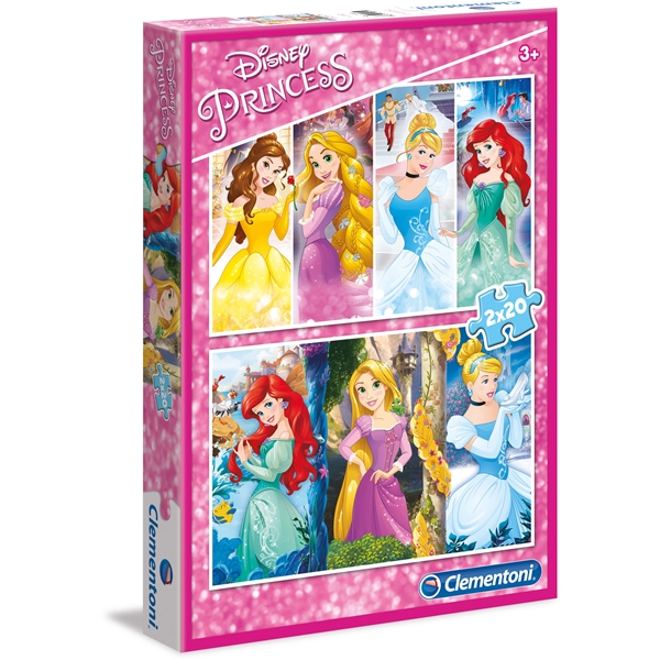 Palapeli 2x20 Palaa Princess