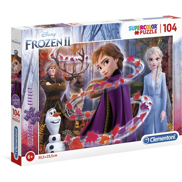 Palapeli Frozen 2 Glitter 104 Palaa