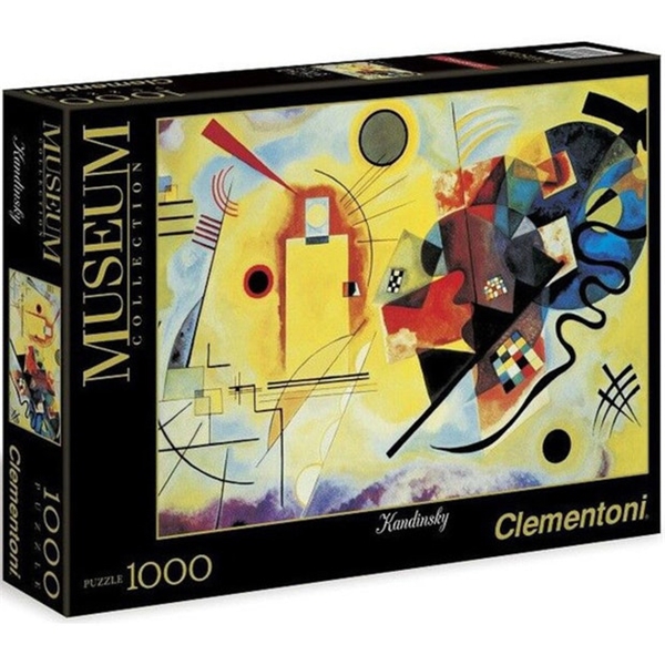 Palapeli 1000 Palaa Kandinsky Yellow-Red-Blue (Kuva 1 tuotteesta 2)