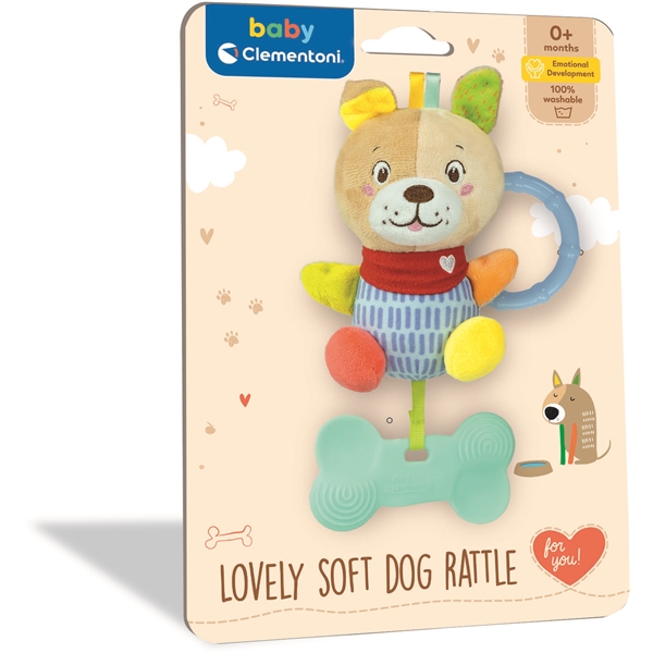 Clementoni Baby Soft Rattle Lovely Dog (Kuva 2 tuotteesta 4)