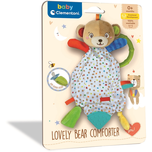 Clementoni Baby Soft Comforter Lovely Bear (Kuva 2 tuotteesta 4)