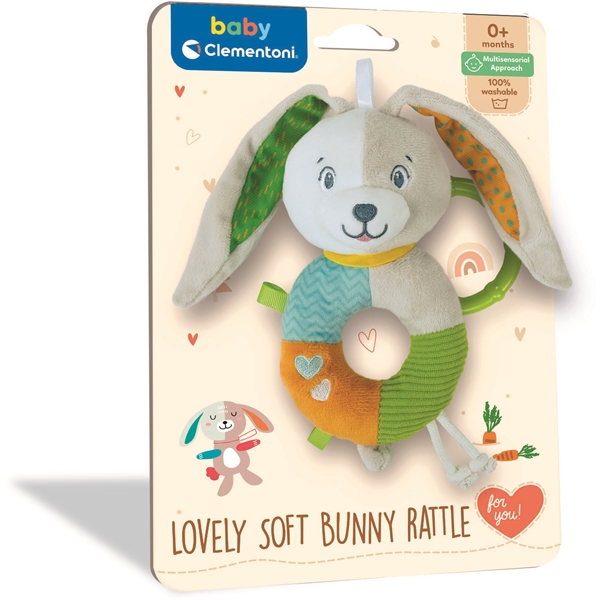 Clementoni Baby Soft Rattle Lovely Bunny (Kuva 2 tuotteesta 4)