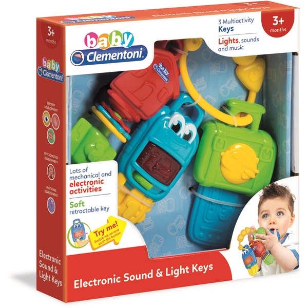 Clementoni Baby Electronic Keys (Kuva 1 tuotteesta 4)
