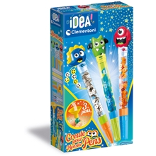 Clementoni Create Your Pens 3 kpl Monster