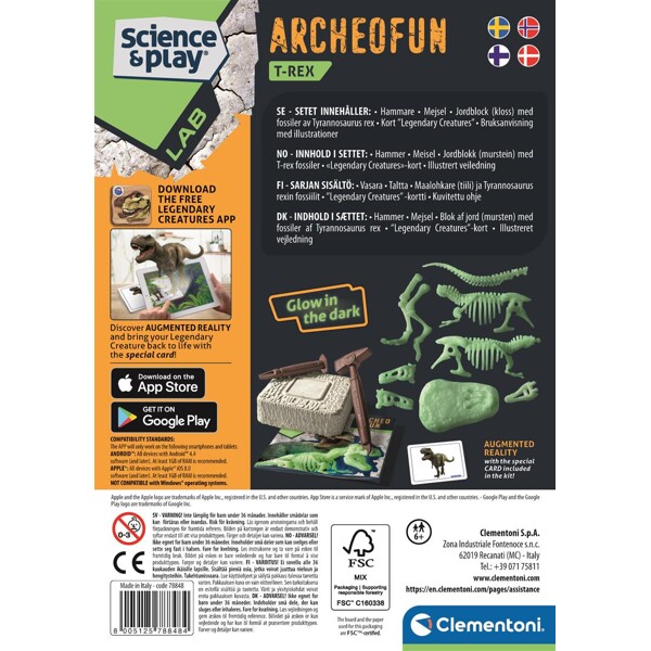 Science & Play: Kaivauspakkaus T-Rex (Kuva 3 tuotteesta 3)