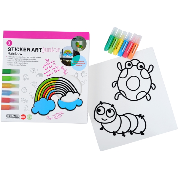 Sticker Art Junior - Rainbow (Kuva 1 tuotteesta 3)