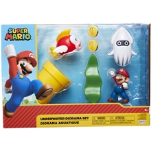 Super Mario Diorama Set Vedenalainen