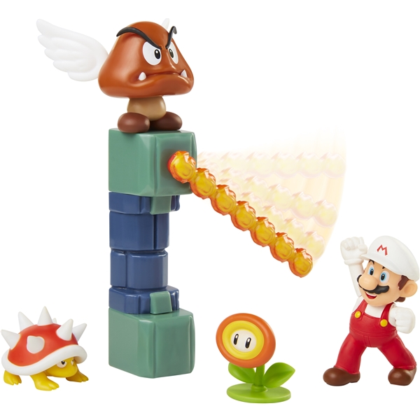 Super Mario Diorama Set Laavalinna (Kuva 4 tuotteesta 4)