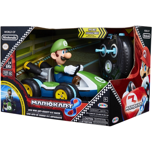 Super Mario Mario Kart Mini RC Racer Luigi (Kuva 1 tuotteesta 3)