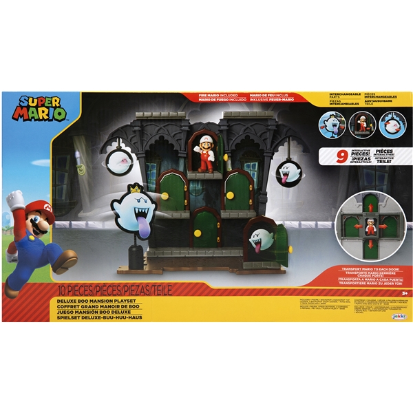 Super Mario 2.5 Inch Deluxe Playset Boo Mansion (Kuva 1 tuotteesta 7)