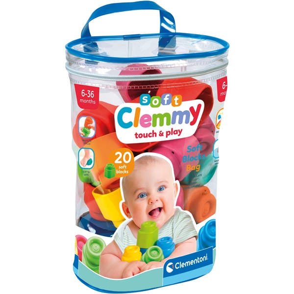 Soft Clemmy 20 Palikan Setti, Clementoni Baby