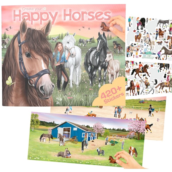 Create Your Happy Horses Askartelukirja (Kuva 2 tuotteesta 4)