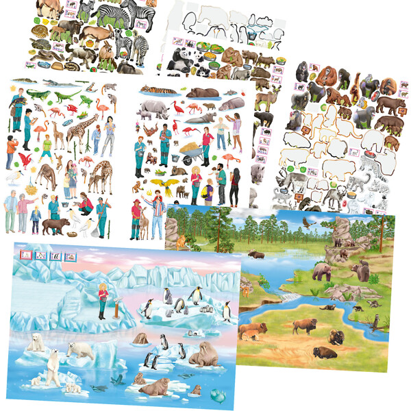 Create your Zoo Askartelukirja (Kuva 2 tuotteesta 3)