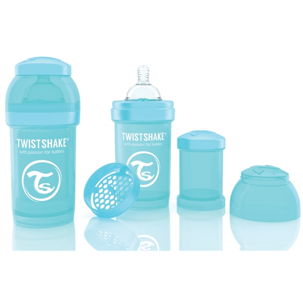 Twistshake Tuttipullo 180 ml Turkoosi