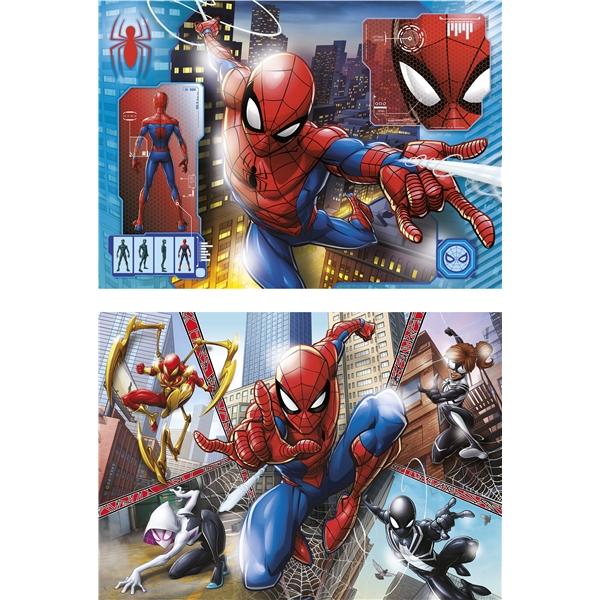 Palapeli 2 x 60 Palaa Spiderman (Kuva 2 tuotteesta 2)