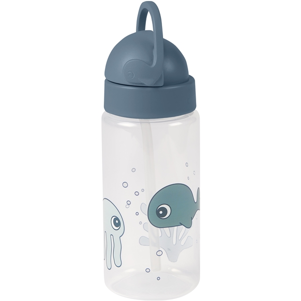 Done By Deer Straw Bottle Sea Friends Blue (Kuva 1 tuotteesta 3)