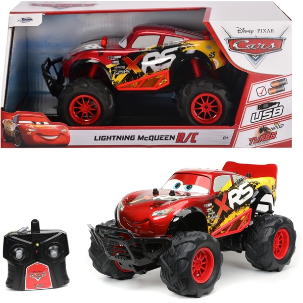 Disney Cars Blixten McQueen RC Maastoauto 1:14 (Kuva 1 tuotteesta 5)