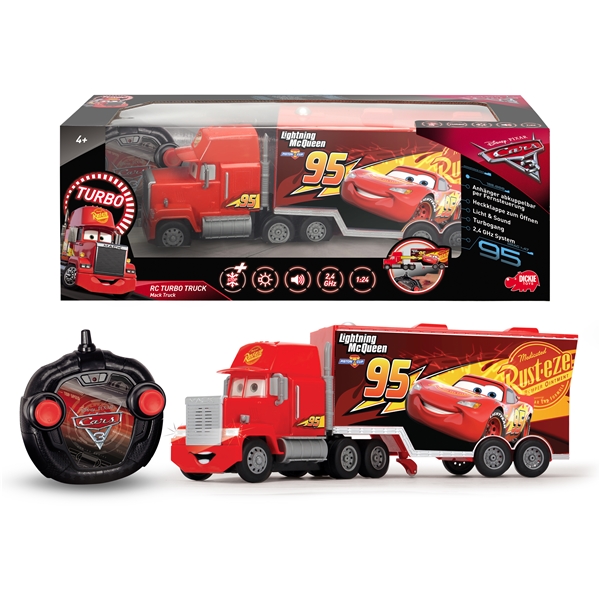 Disney Cars Radio-ohjattava Mack Kuorma-auto (Kuva 1 tuotteesta 3)