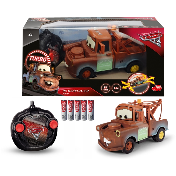 Disney Cars Radio-ohjattava Hinausauto