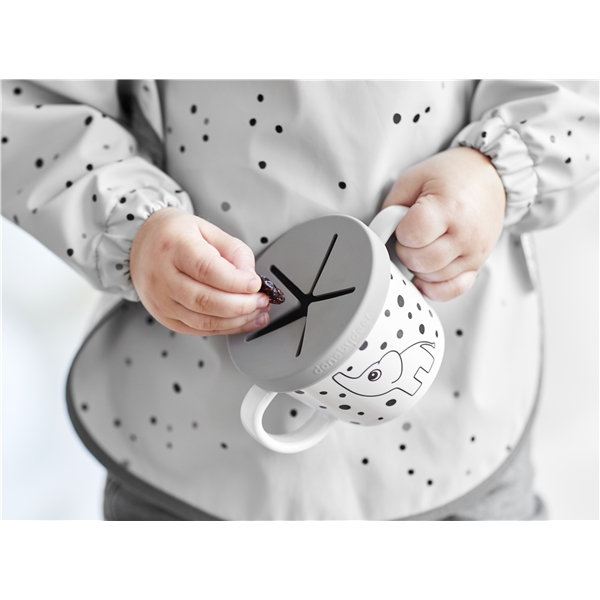 Done By Deer Spout/Snack Cup Elphee Grey Lasten aterimet Done by