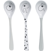 Done By Deer Spoon Happy Dots 3 PCS Grey
