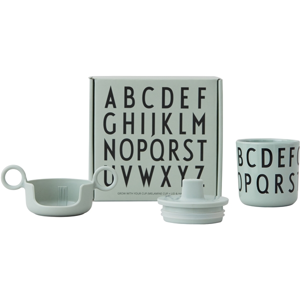 Design Letters Grow With Your Cup ABC Green (Kuva 1 tuotteesta 6)