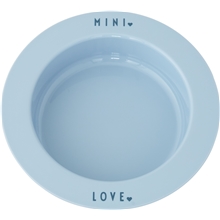 Vaalean sininen - Design Letters Mini Favourite Syvä Lautanen