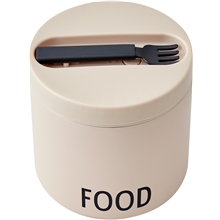 Design Letters Thermo Lunch Box Iso Nude