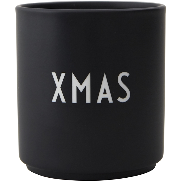 Favourite Cups Black Xmas, Design Letters