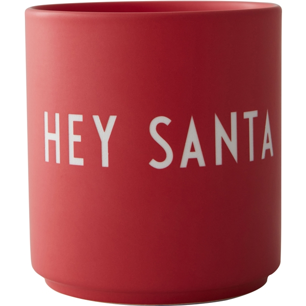 Favourite Cups Rose Hey Santa, Design Letters